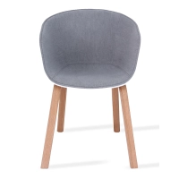 Cadeira estofada Nordic Cotton
