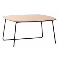Mesa de Centro Cuadradada 80x80cm en Madera de Roble