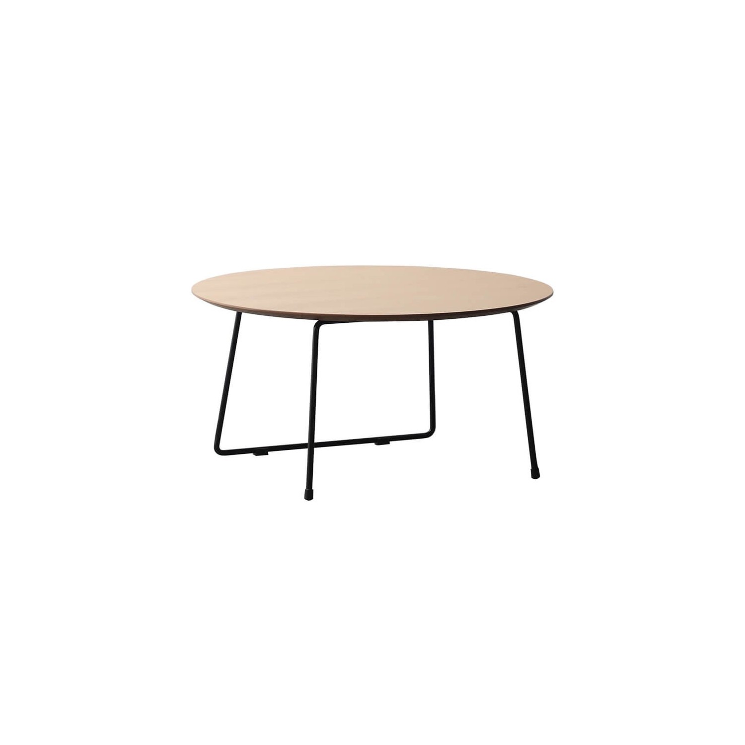 Round Coffee Table 80cm in Oak Wood
