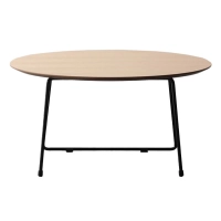 Round Coffee Table 80cm in Oak Wood