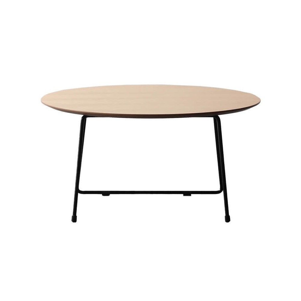 Tavolino Rotondo 80cm in Legno di Quercia