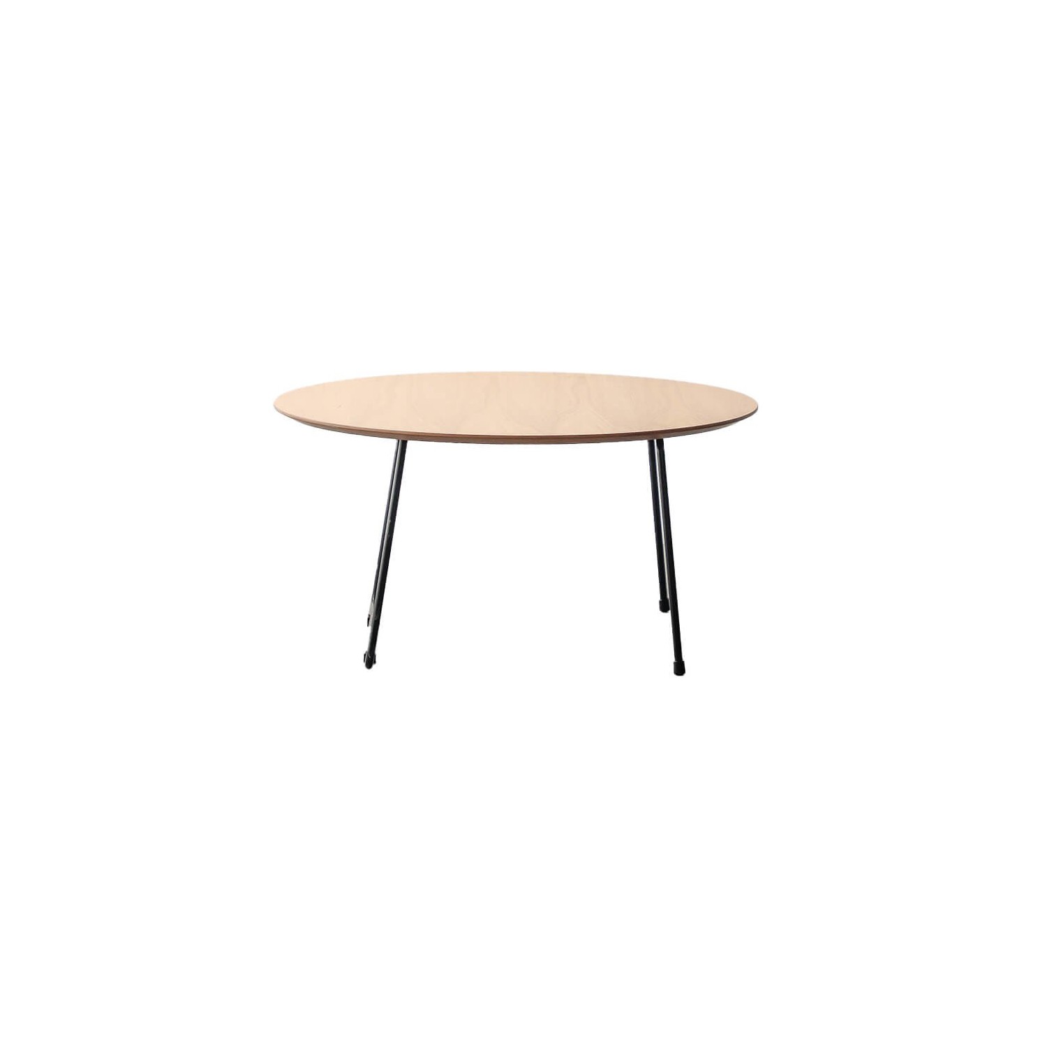 Pyöreä sohvapöytä 80cm tammipuuta