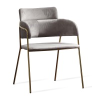 Sedia imbottita in stile vintage