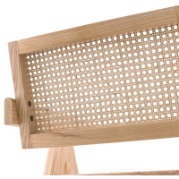 Replica Chandigarh stoel met armen door ontwerper Pierre Jeanneret 