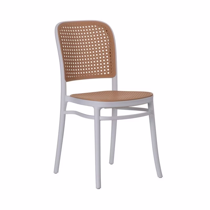 Sedia Moulin vintage in rattan sintetico