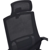 Silla Oficina Mesh Highback Black Edition en Malla de Fibra