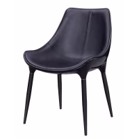 Sedia Olaan rivestita in similpelle