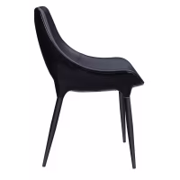 Sedia Olaan rivestita in similpelle