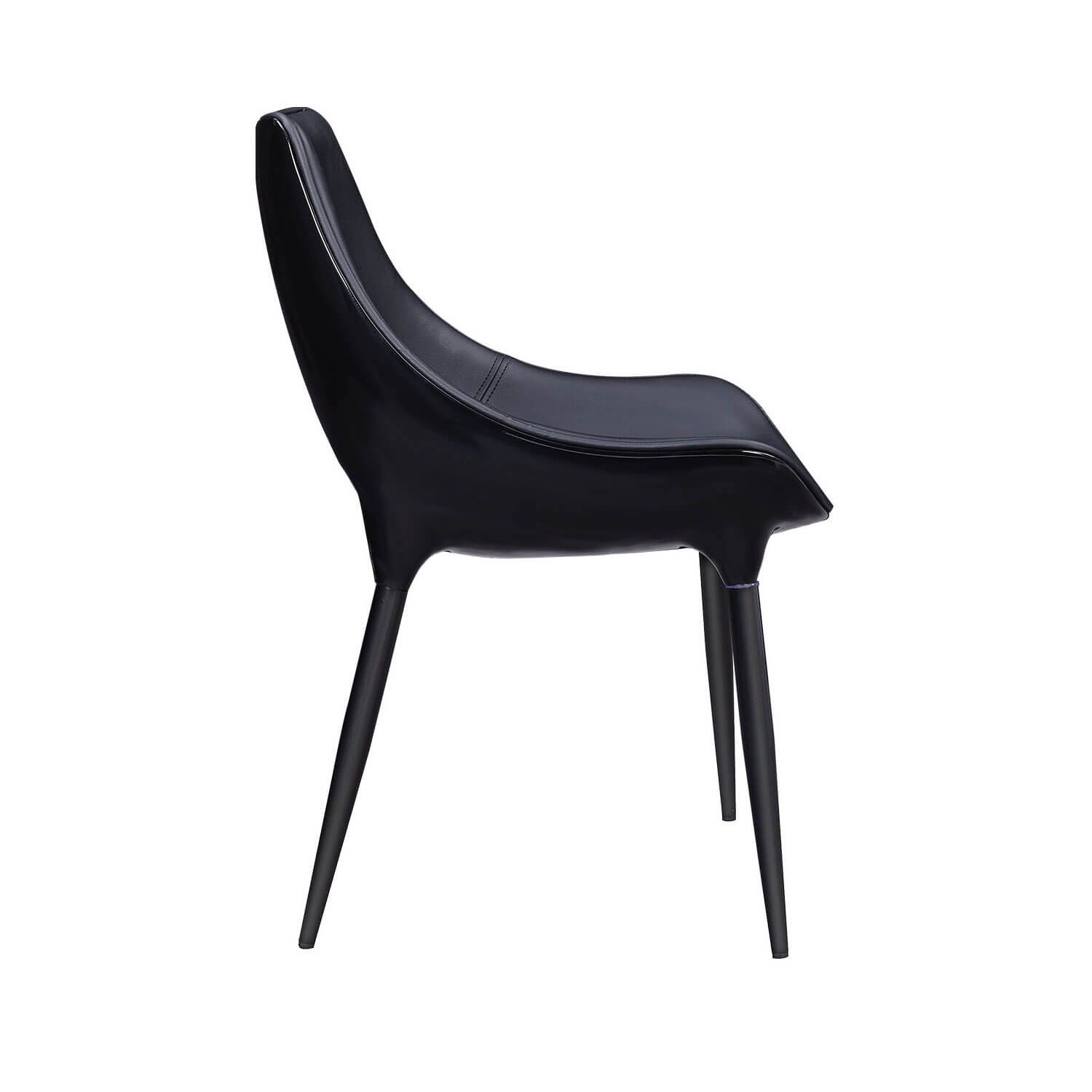 Olaan chair upholstered in imitation leather