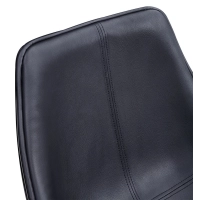 Olaan chair upholstered in imitation leather