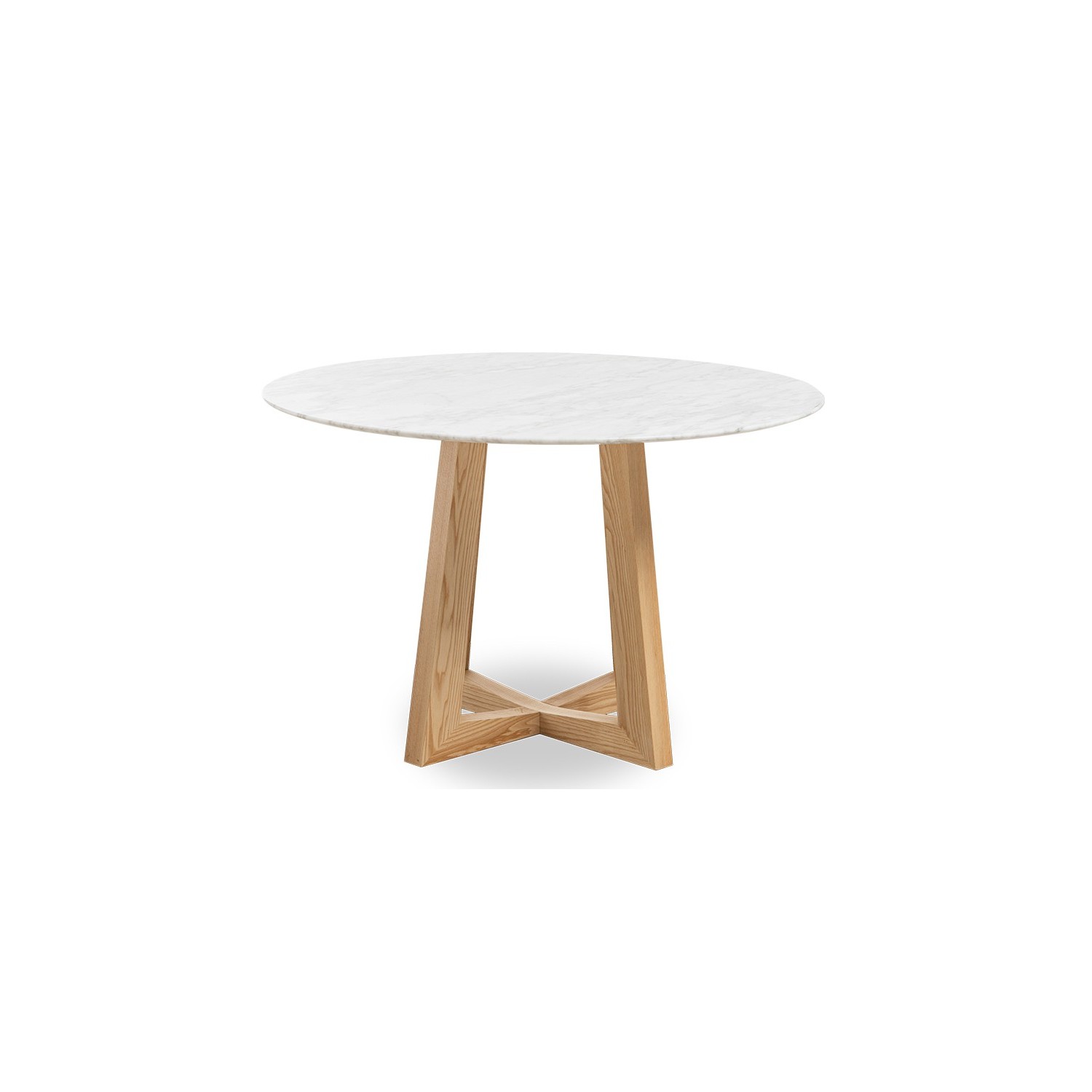 Mesa de comedor en Mármol carrara de 115cm