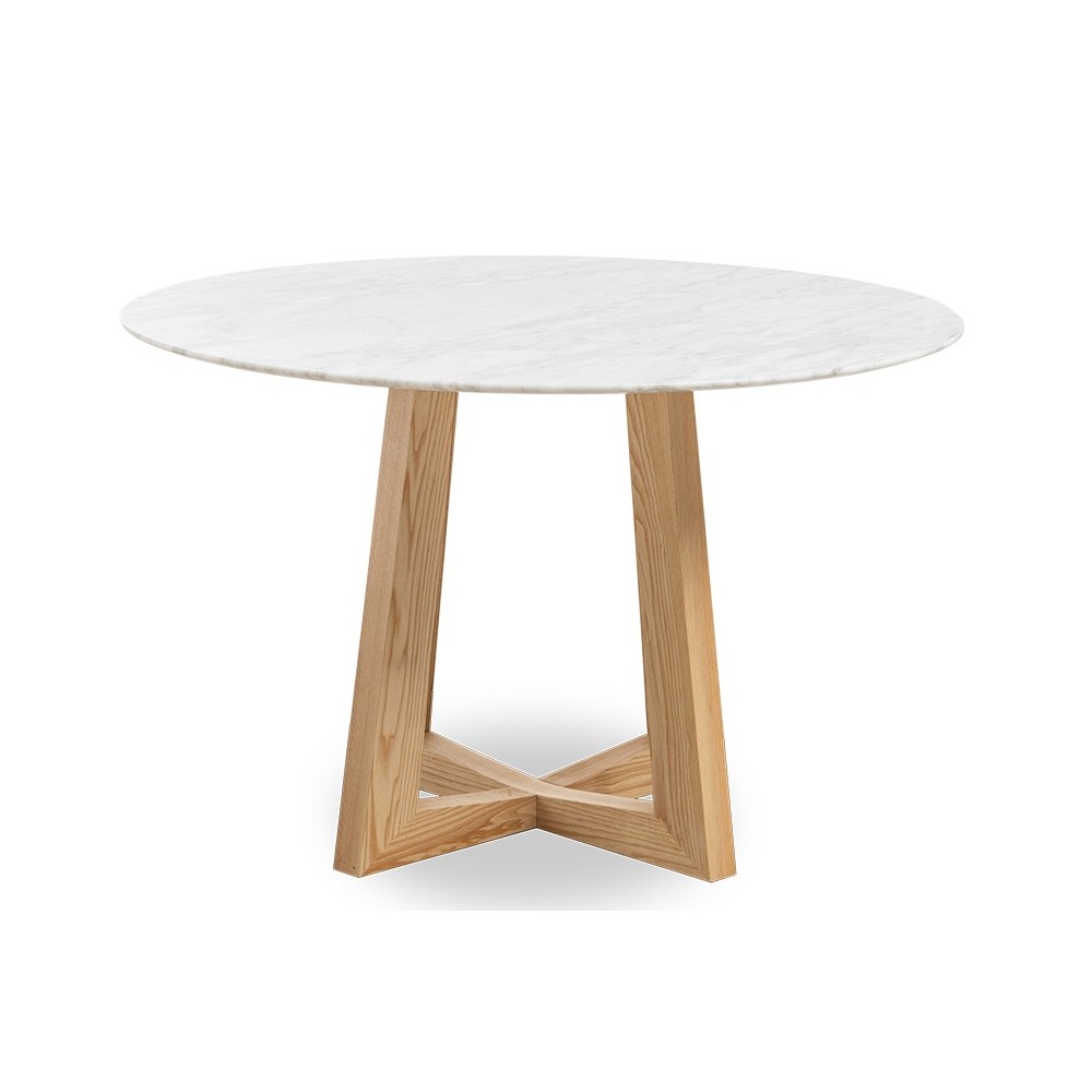 Tavolo da pranzo Dream in marmo di Carrara 115cm