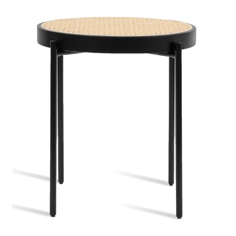 Odkládací stolek North v ratanu, 50cm