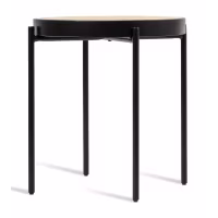 Tavolino North in rattan 50cm