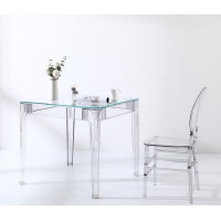 Square Ghost Table 80cm