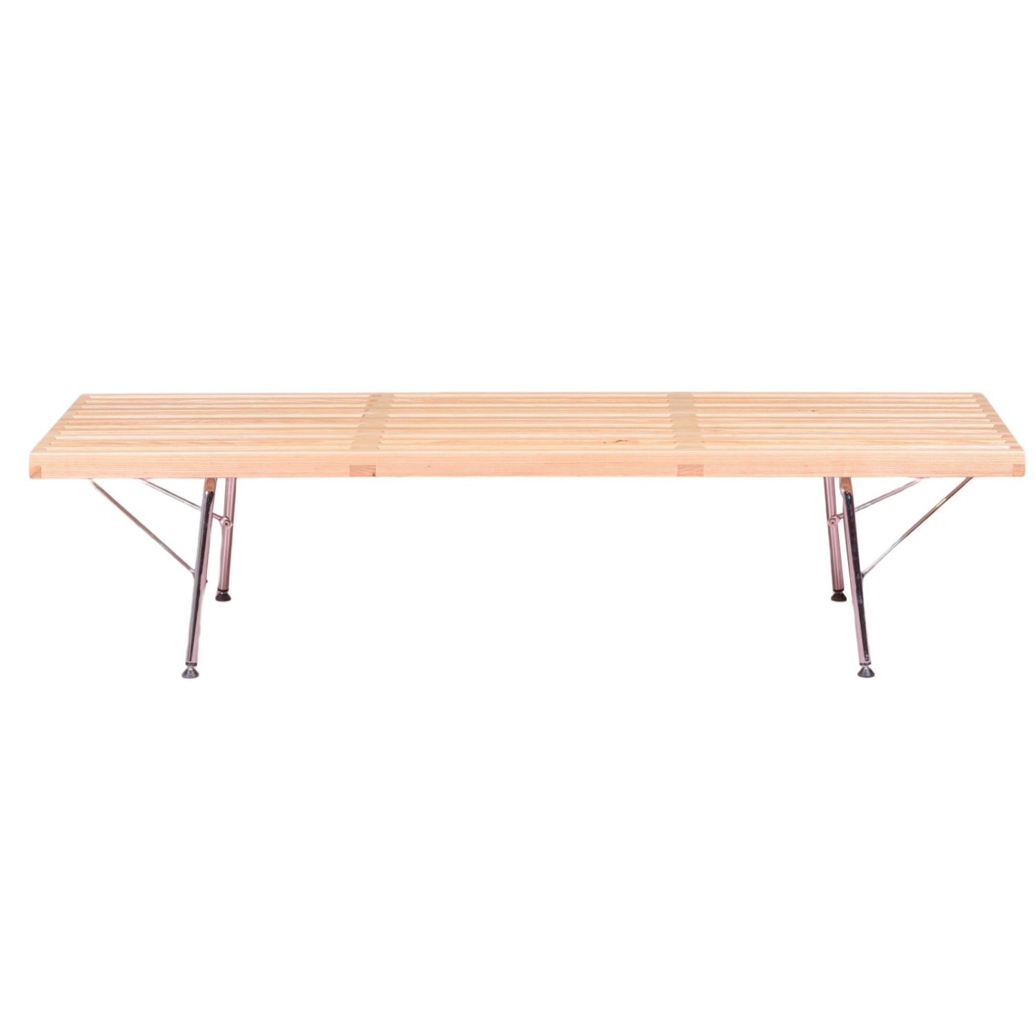 Banc vintage Nelhouse en frêne naturel