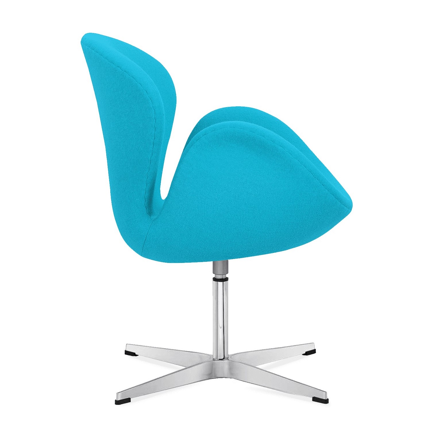 Réplica de la silla Swan en cachemir de Arne Jacobsen