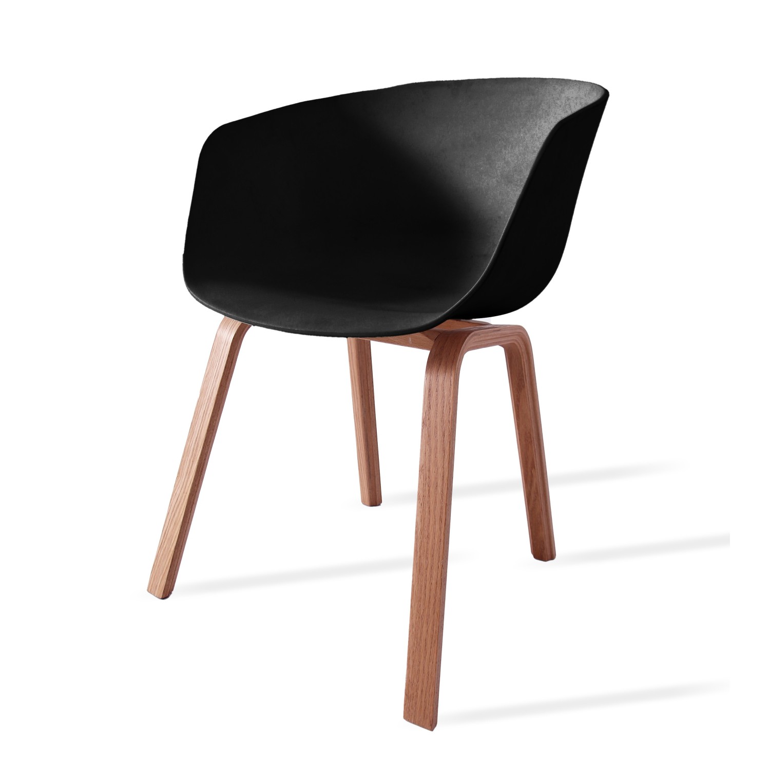 Chaise nordique Daxer en bois de hêtre de style nordique