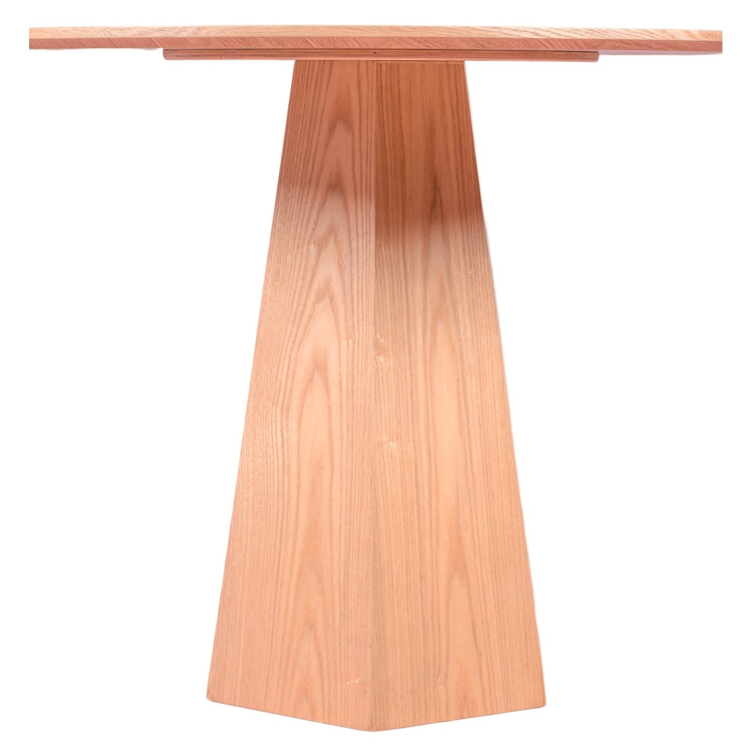 Nest eettafel van 100 cm in essenhout