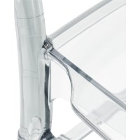 Pack Mesa Ghost 120cm E 4 Cadeiras Felipe Ghost