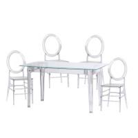 Pack Ghost Bord 120cm Och 4 Felipe Ghost Stolar