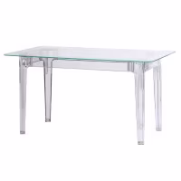 Pack Tavolo Ghost 120cm E 4 Sedie Felipe Ghost