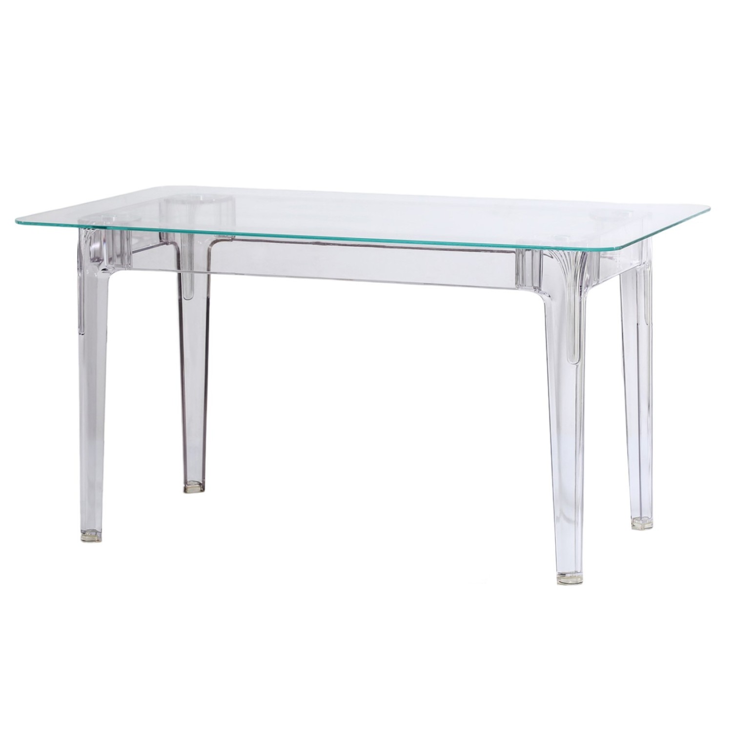 Pack Mesa Ghost 120cm Y 4 Sillas Felipe Ghost
