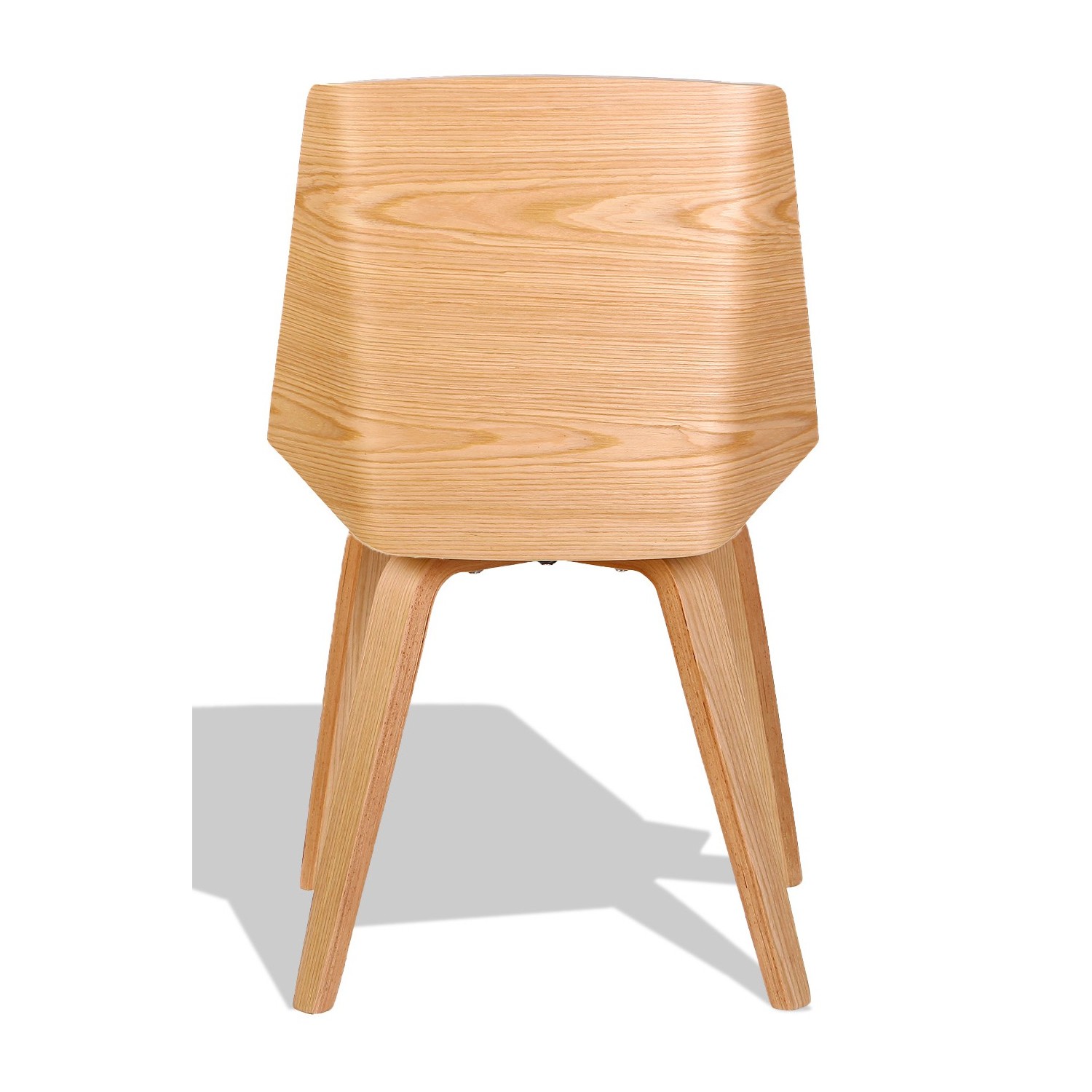 Židle Nordic Plywood S s polštářem z koženky a javorového dřeva