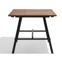 Mesa Industrial Fare en madera de Teca maciza