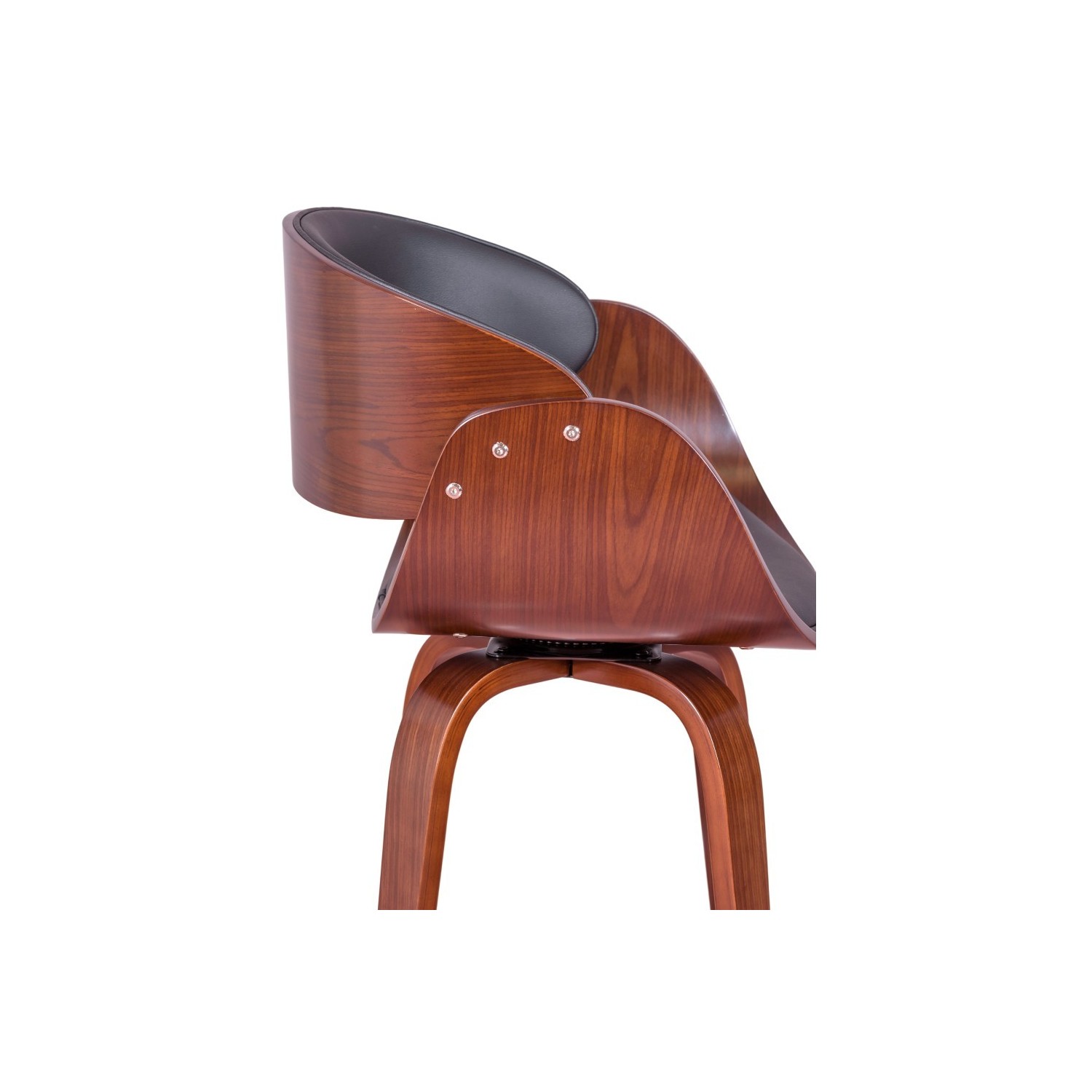 Stool Burrow with leatherette cushion