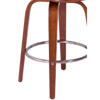Tabouret Burrow avec coussin en similicuir
