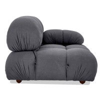 Canapé modulable 2 pièces Laurel avec accoudoirs