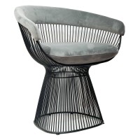 Poltrona di design Albert rivestita in velluto