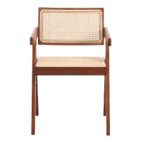 Replica Chandigarh chair with arms by designer Pierre Jeanneret 