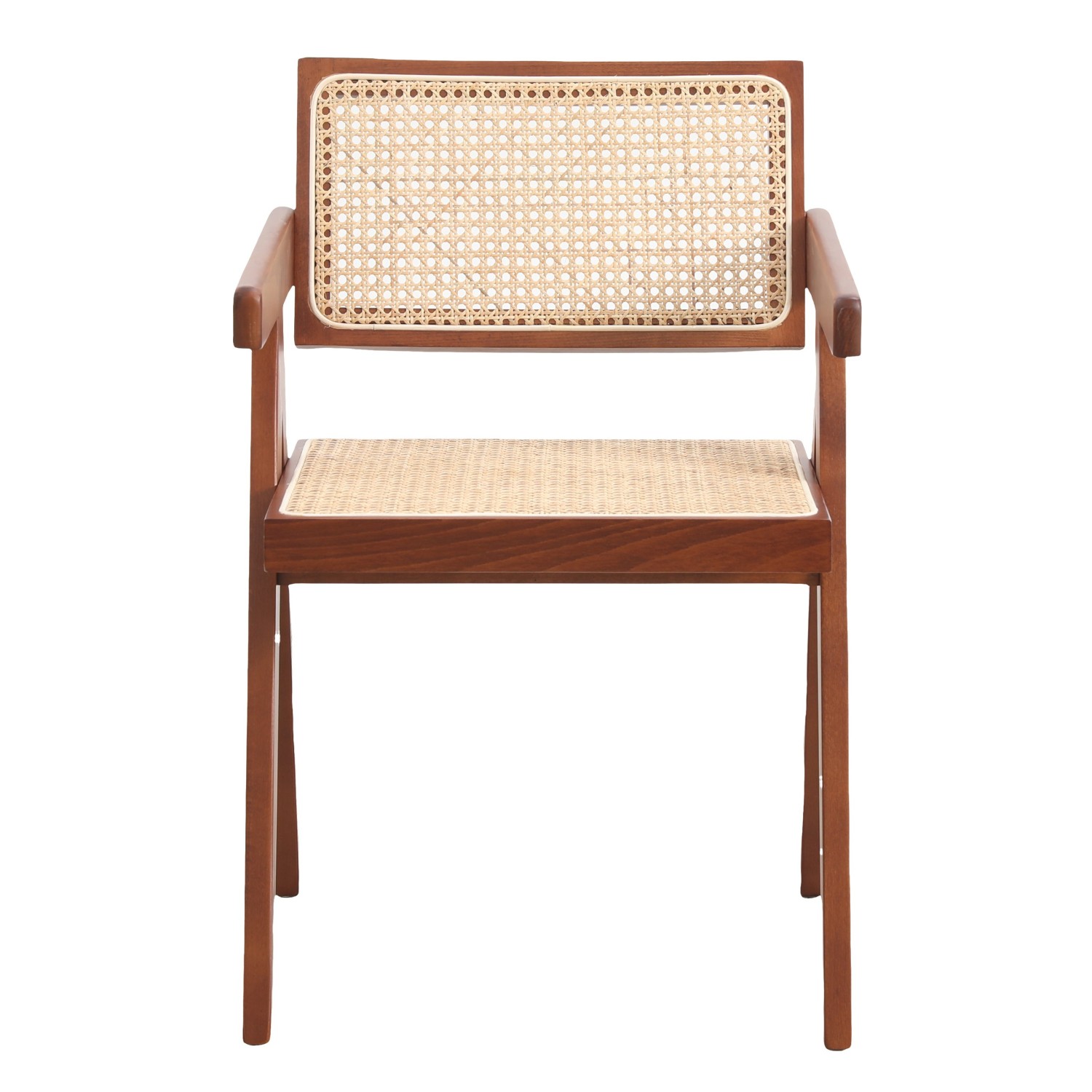 Replica Chandigarh stol med armar av designern Pierre Jeanneret 