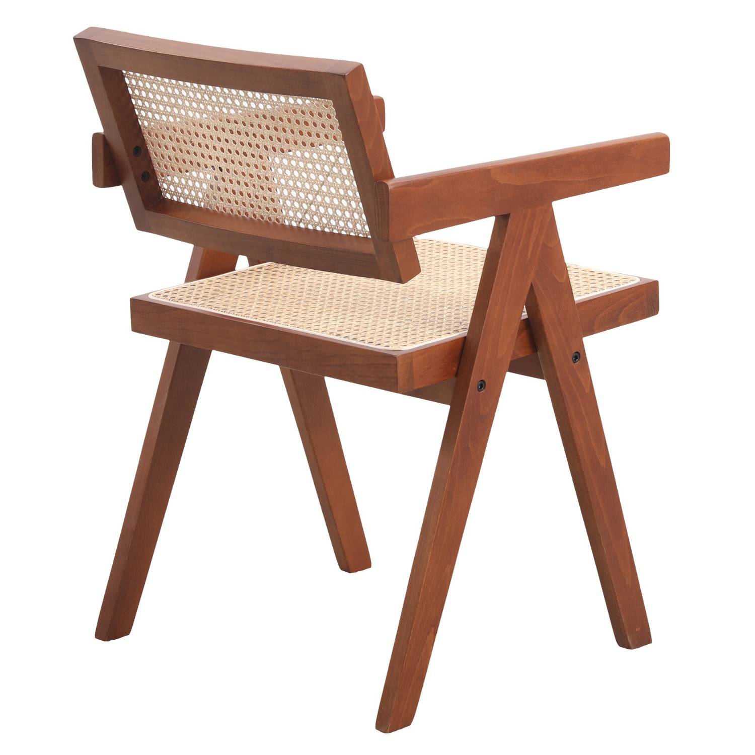 Replica Chandigarh Stuhl mit Armlehnen von Designer Pierre Jeanneret 