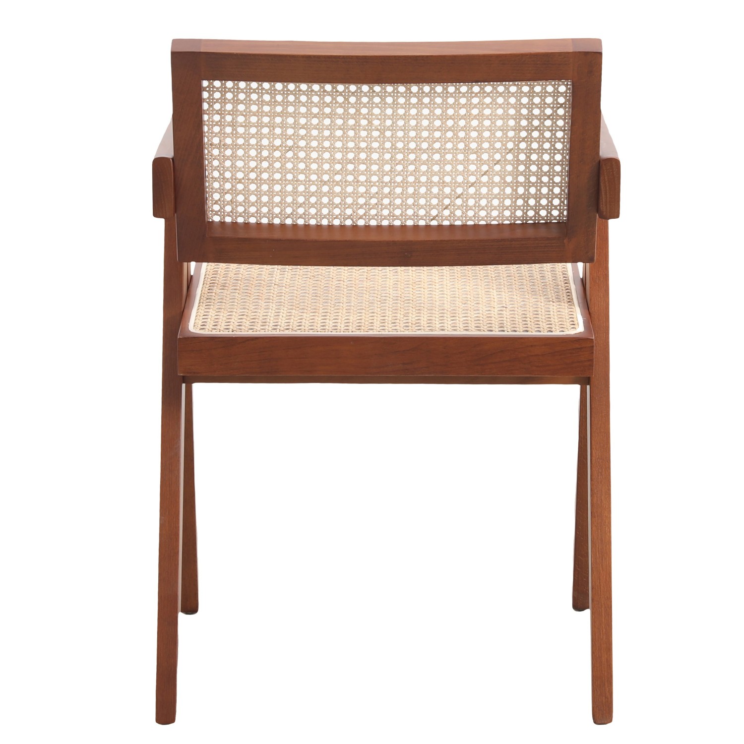 Replica Chandigarh Stuhl mit Armlehnen von Designer Pierre Jeanneret 