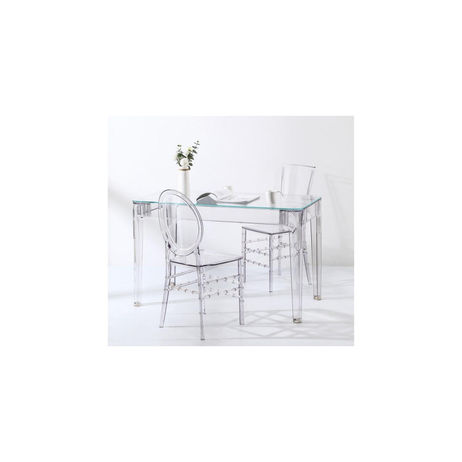 PACK 4 CHAISES FELIPE GHOST