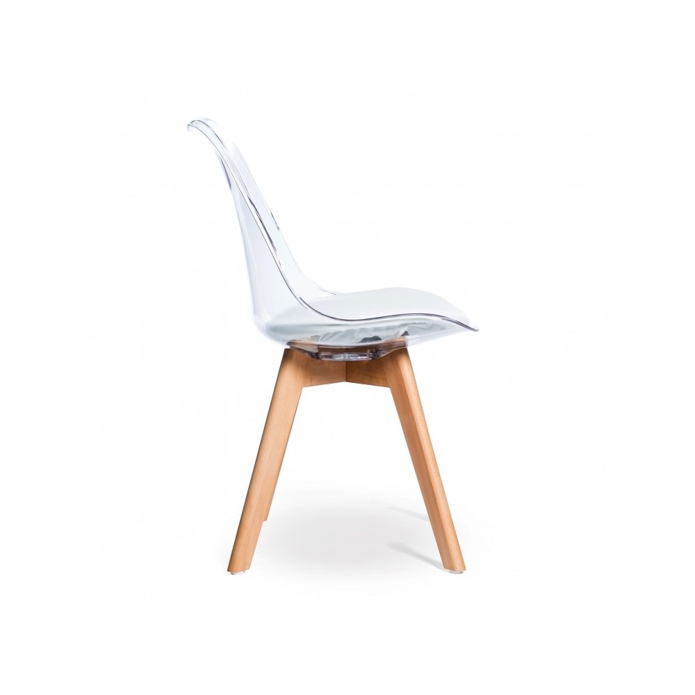 PACK 4 SEDIE VERONA TRASPARENTI