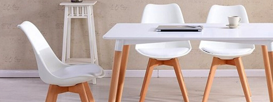 Designer Dining chairs with cushion.