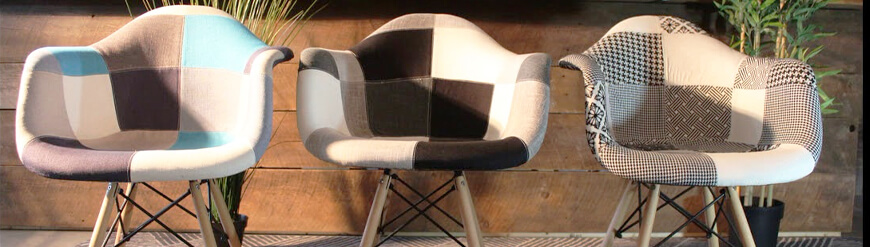 Réplicas de sillas Eames Patchwork