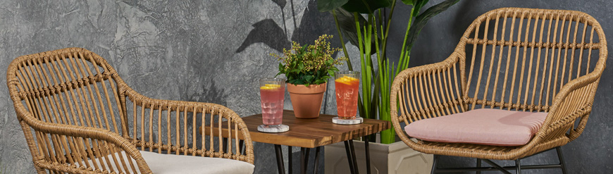 Sedie da giardino in rattan