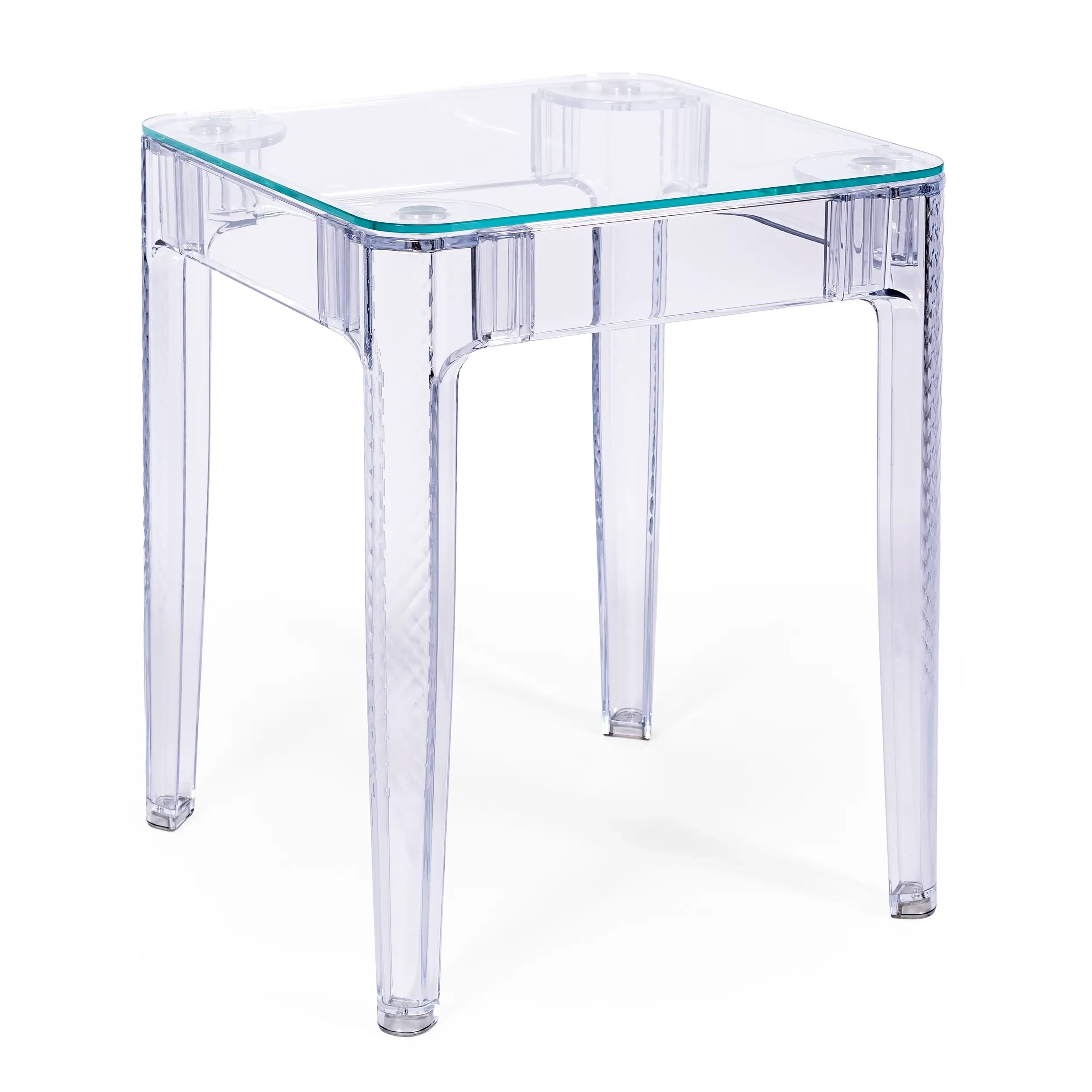 Flash Furniture 61 cm Quadrato in plastica Regolabile in Altezza